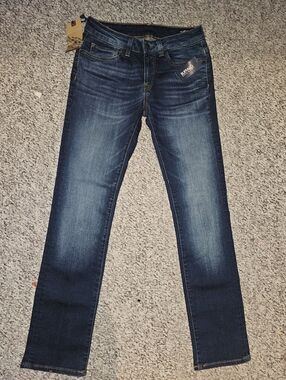 Buffalo David Bitton Men's Slim Jeans in Dark Blue Wash